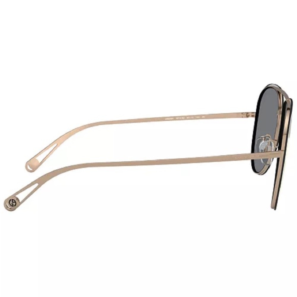 Giorgio Armani Pilot Sunglasses AR6084 Rose Gold Aviator - Picture 4 of 12